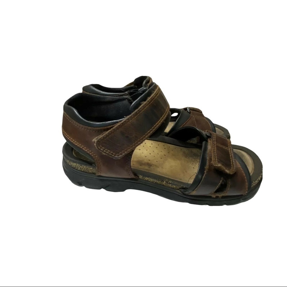 Ecco Brown Leather Mens Sandals Sz 43 / US Sz 9-9.5.